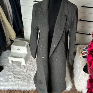 Forever 21 Gray Long Coat